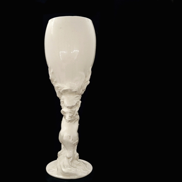 🎈4/$25 Handmade UNICORN paint yourself wine/ champagne ceramic glass - Picture 4 of 7